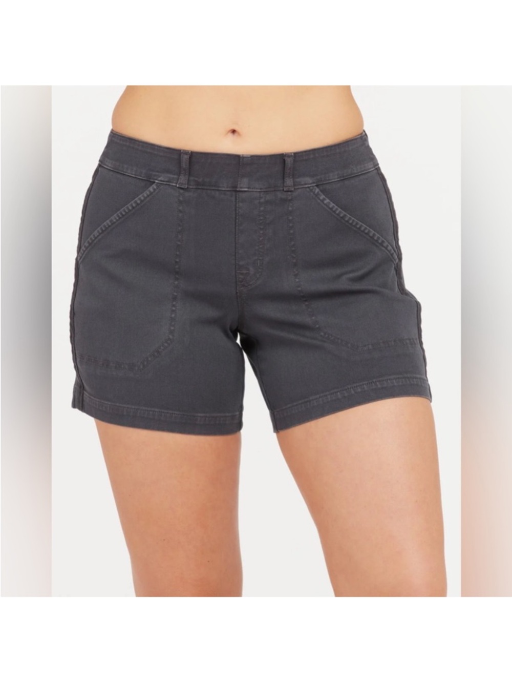 SPANX Slate Gray Utility Shorts